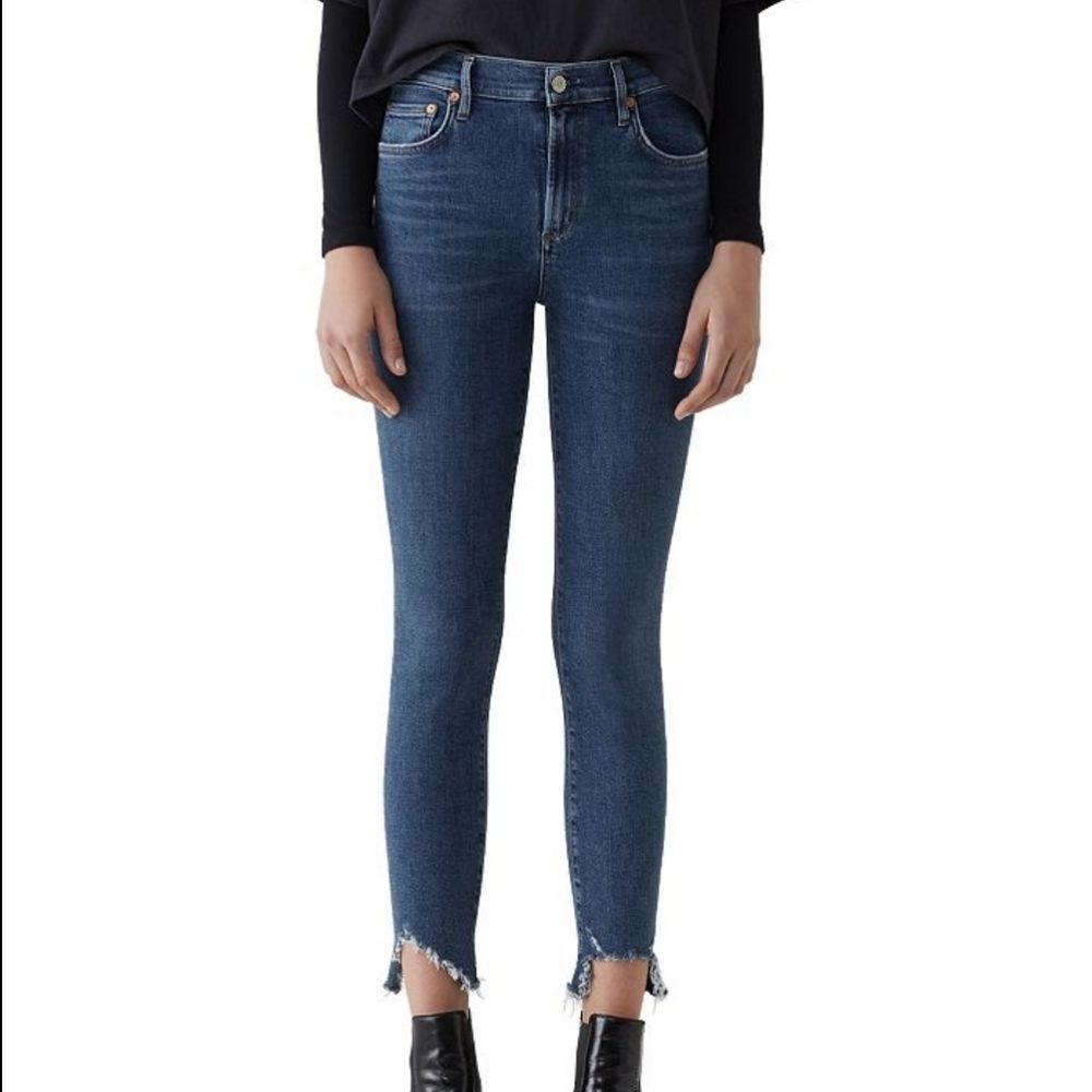 ⚡️Agolde Sophie High Rise Cropped Discretion Skinny Jeans